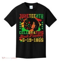 Junenth Flag Celebrating Black Freedom Junenth 1865 Kids T-Shirt thumb 0