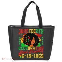 Junenth Flag Celebrating Black Freedom Junenth 1865 Tote Bag thumb 0