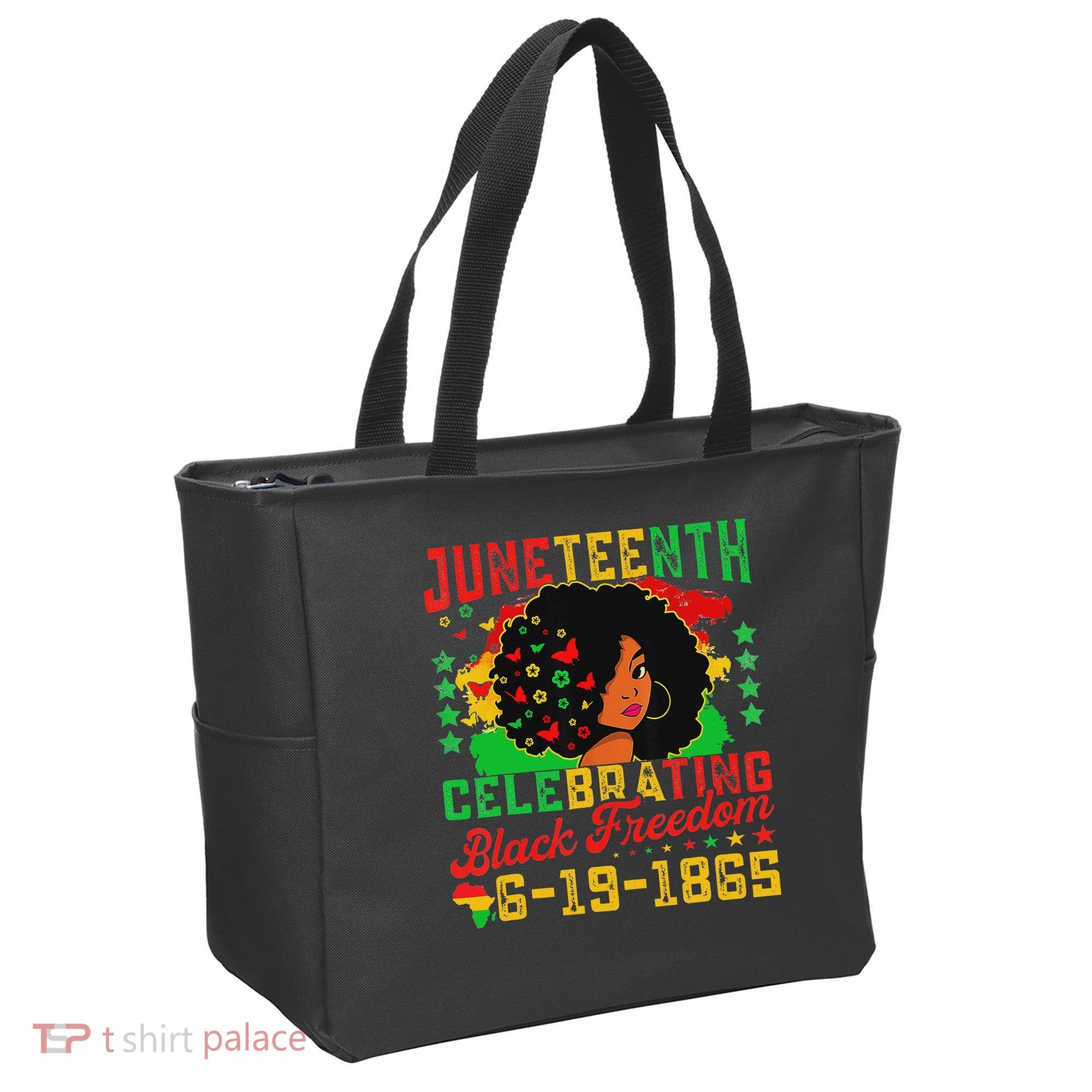Junenth Flag Celebrating Black Freedom Junenth 1865 Tote Bag