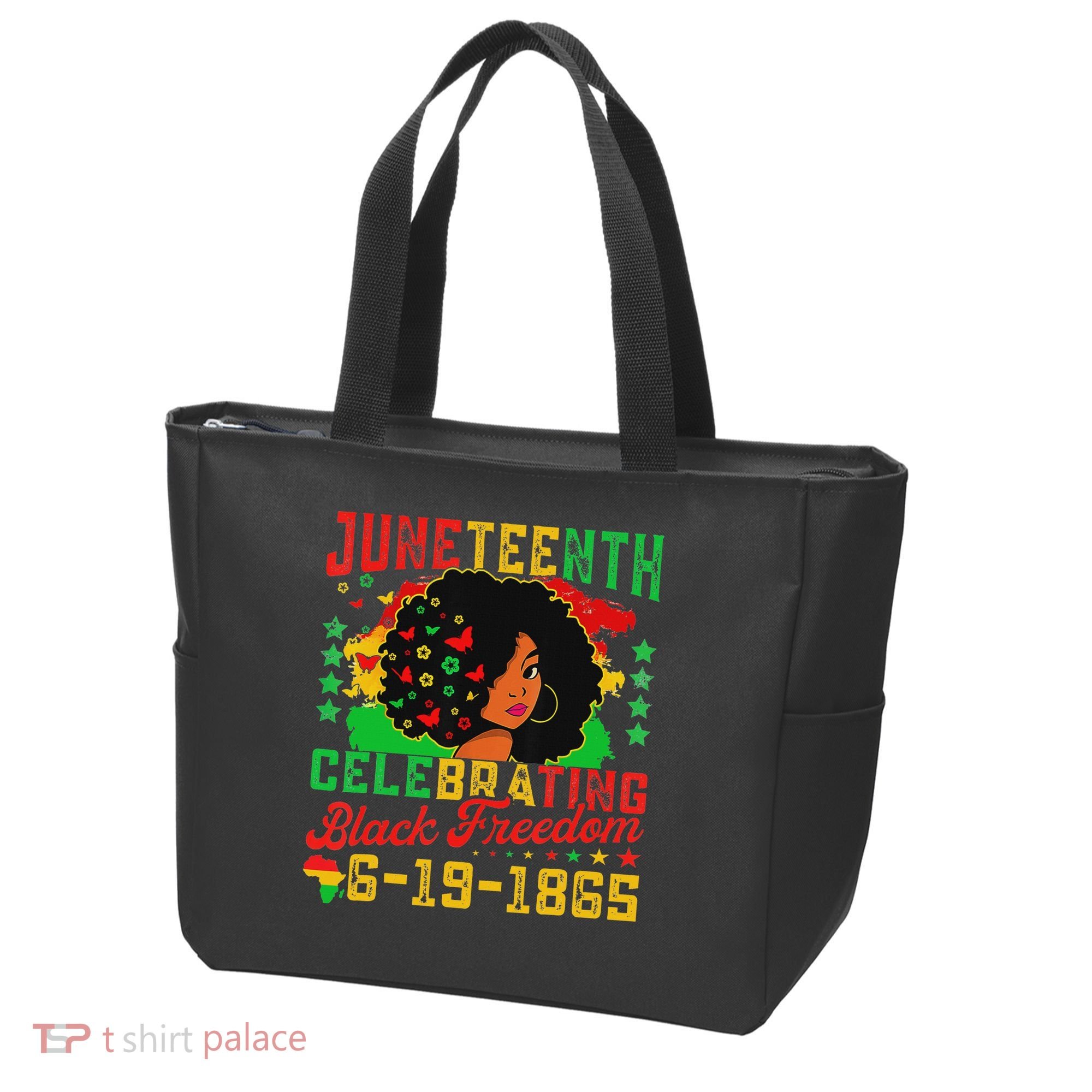 Junenth Flag Celebrating Black Freedom Junenth 1865 Tote Bag