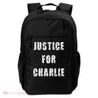 Justice For Charlie Kirk Backpack thumb 0