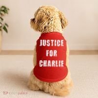 Justice For Charlie Kirk Doggie Tank thumb 2
