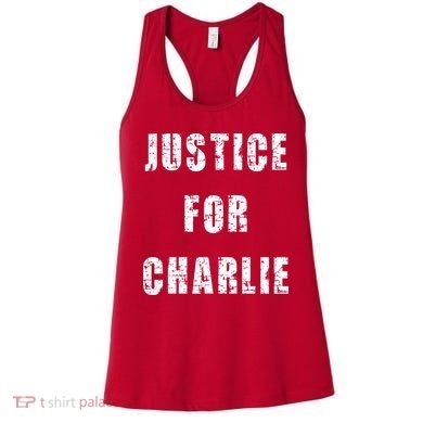 Justice For Charlie Kirk Women's Tank Top