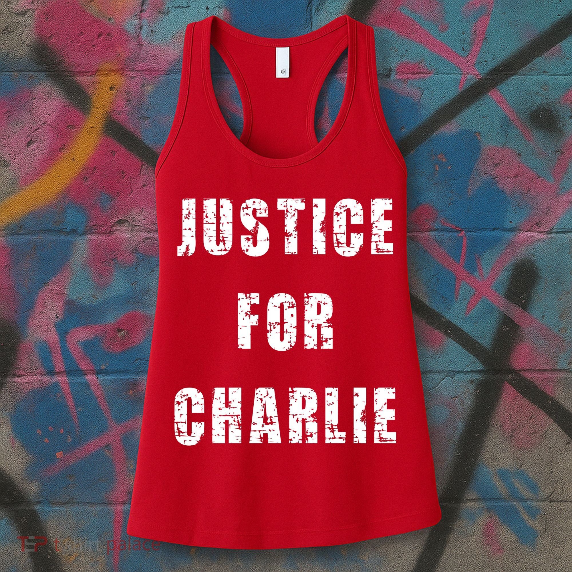 Justice For Charlie Kirk Women's Tank Top