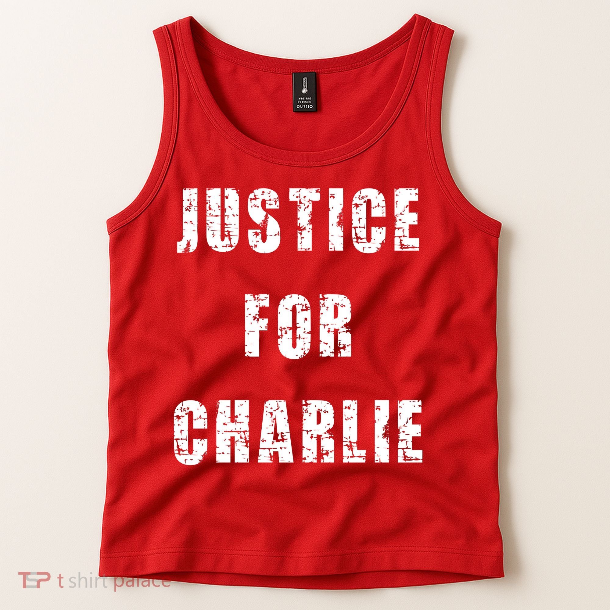 Justice For Charlie Kirk Tank Top
