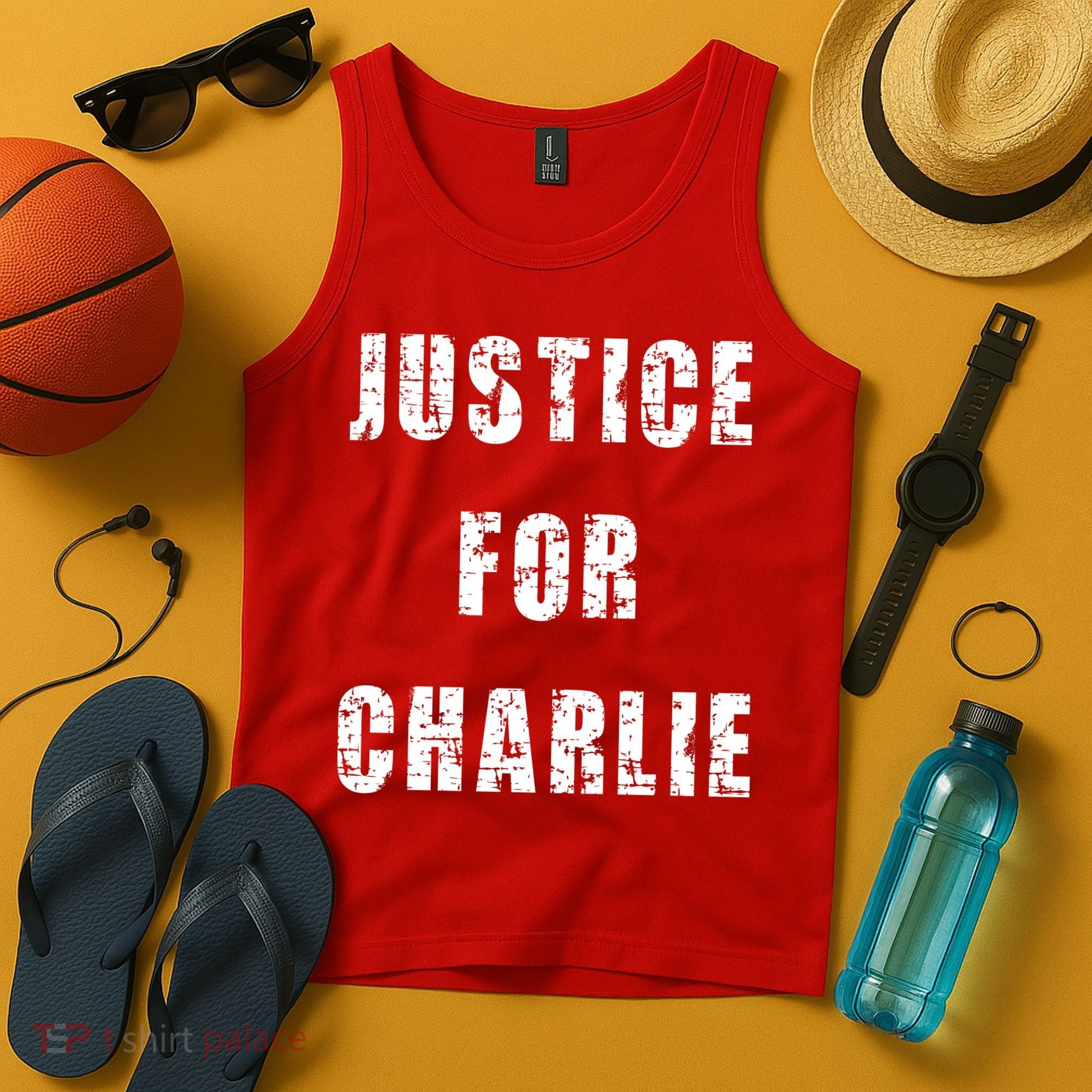 Justice For Charlie Kirk Tank Top