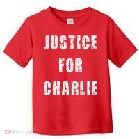 Justice For Charlie Kirk Toddler T-Shirt thumb 0