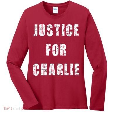 Justice For Charlie Kirk Women's Long Sleeve Shirt