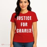 Justice For Charlie Kirk Women's T-Shirt thumb 4
