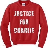Justice For Charlie Kirk Kids Sweatshirt thumb 0