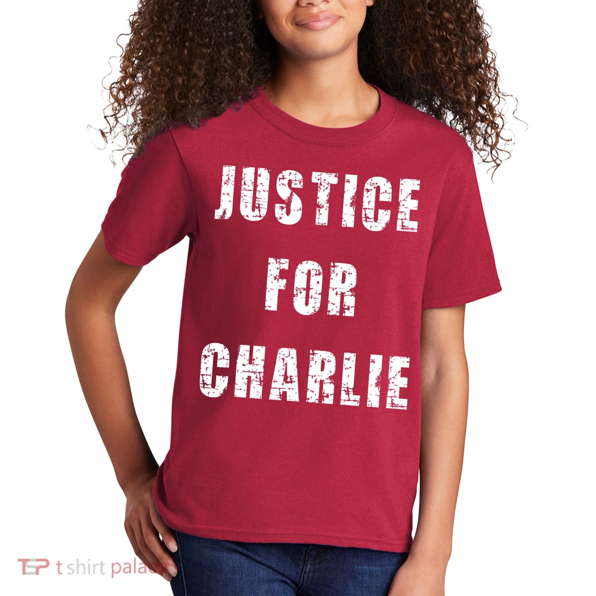 Justice For Charlie Kirk Kids T-Shirt