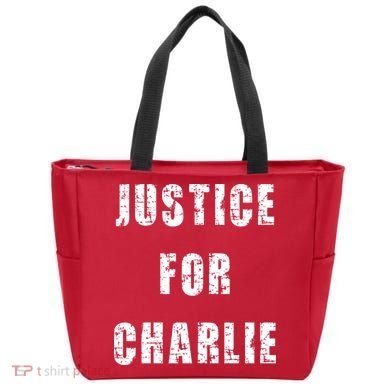 Justice For Charlie Kirk Tote Bag