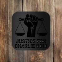 Justice For Charlie Kirk RIP Rest In Peace Coaster thumb 0