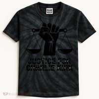Justice For Charlie Kirk RIP Rest In Peace Kids Tie-Dye T-Shirt thumb 0