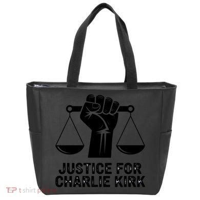 Justice For Charlie Kirk RIP Rest In Peace Tote Bag