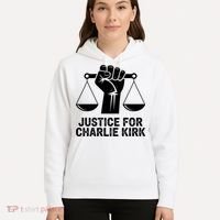 Justice For Charlie Kirk RIP Rest In Peace Hoodie thumb 5