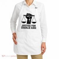 Justice For Charlie Kirk RIP Rest In Peace Apron thumb 2
