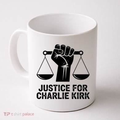 Justice For Charlie Kirk RIP Rest In Peace Coffee Mug