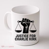 Justice For Charlie Kirk RIP Rest In Peace Coffee Mug thumb 0