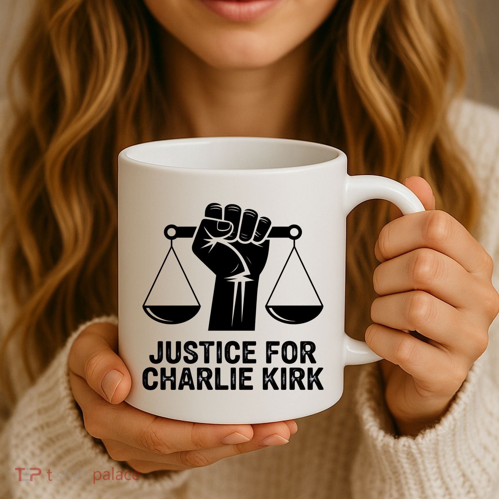 Justice For Charlie Kirk RIP Rest In Peace Coffee Mug