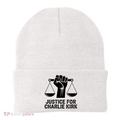 Justice For Charlie Kirk RIP Rest In Peace Beanie
