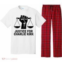 Justice For Charlie Kirk RIP Rest In Peace Pajama Set thumb 0