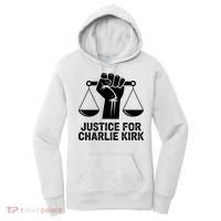 Justice For Charlie Kirk RIP Rest In Peace Women's Hoodie thumb 0