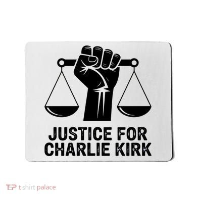 Justice For Charlie Kirk RIP Rest In Peace Mousepad