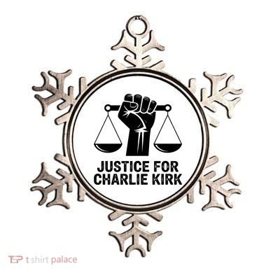 Justice For Charlie Kirk RIP Rest In Peace Ornament