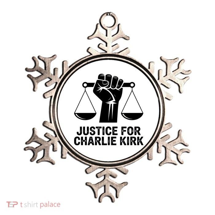 Justice For Charlie Kirk RIP Rest In Peace Ornament | TShirtPalace