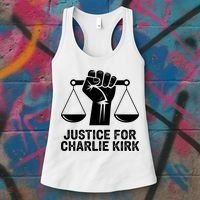 Justice For Charlie Kirk RIP Rest In Peace Women's Tank Top thumb 3