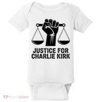 Justice For Charlie Kirk RIP Rest In Peace Baby Bodysuit thumb 0
