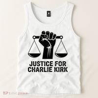 Justice For Charlie Kirk RIP Rest In Peace Tank Top thumb 2