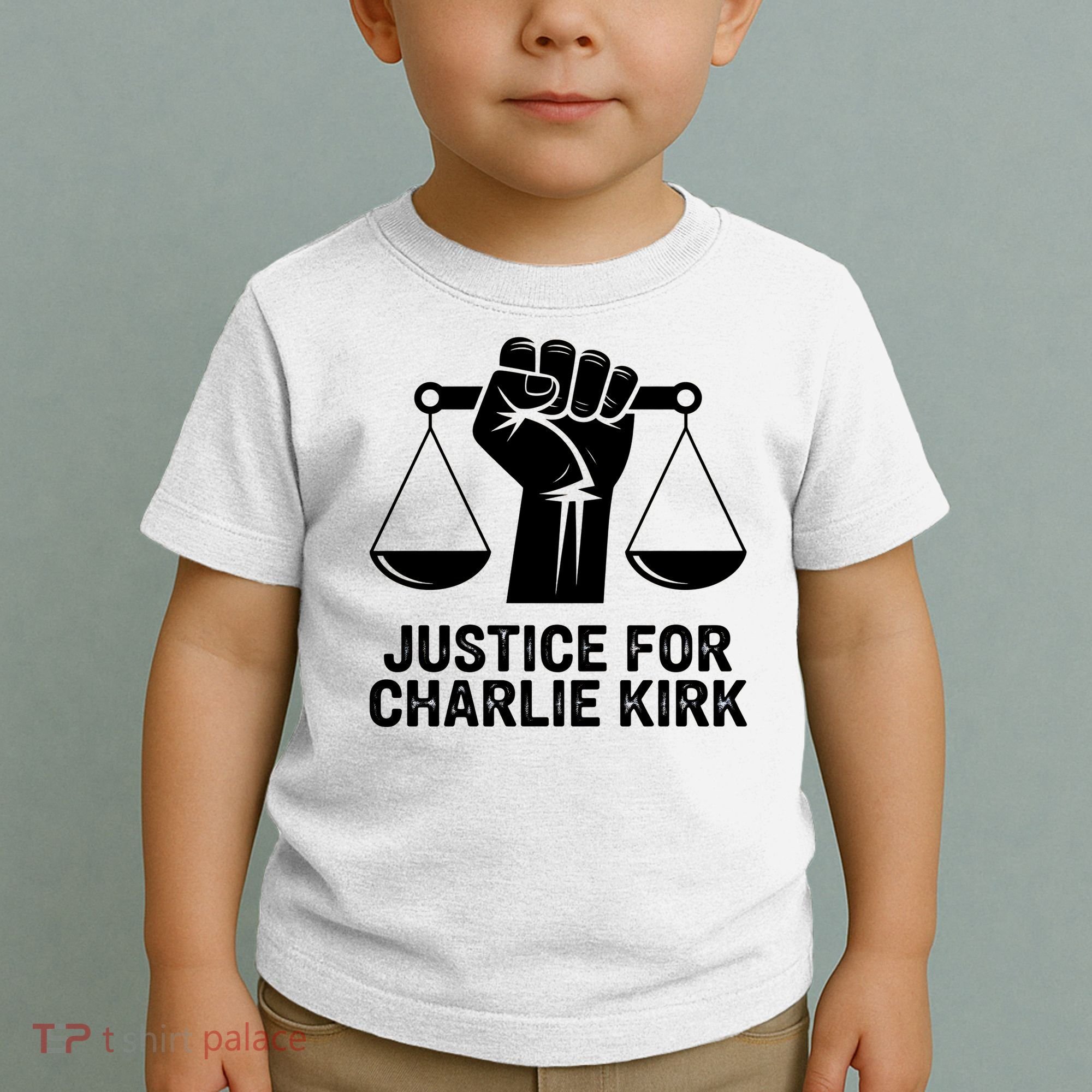 Justice For Charlie Kirk RIP Rest In Peace Toddler T-Shirt
