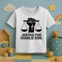 Justice For Charlie Kirk RIP Rest In Peace Toddler T-Shirt thumb 3