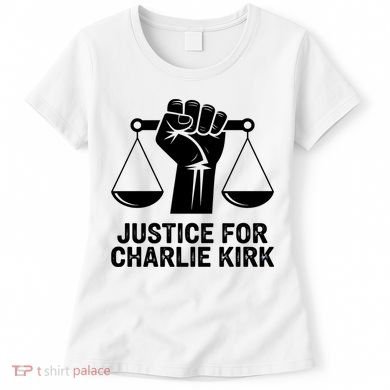 Justice For Charlie Kirk RIP Rest In Peace Women's T-Shirt