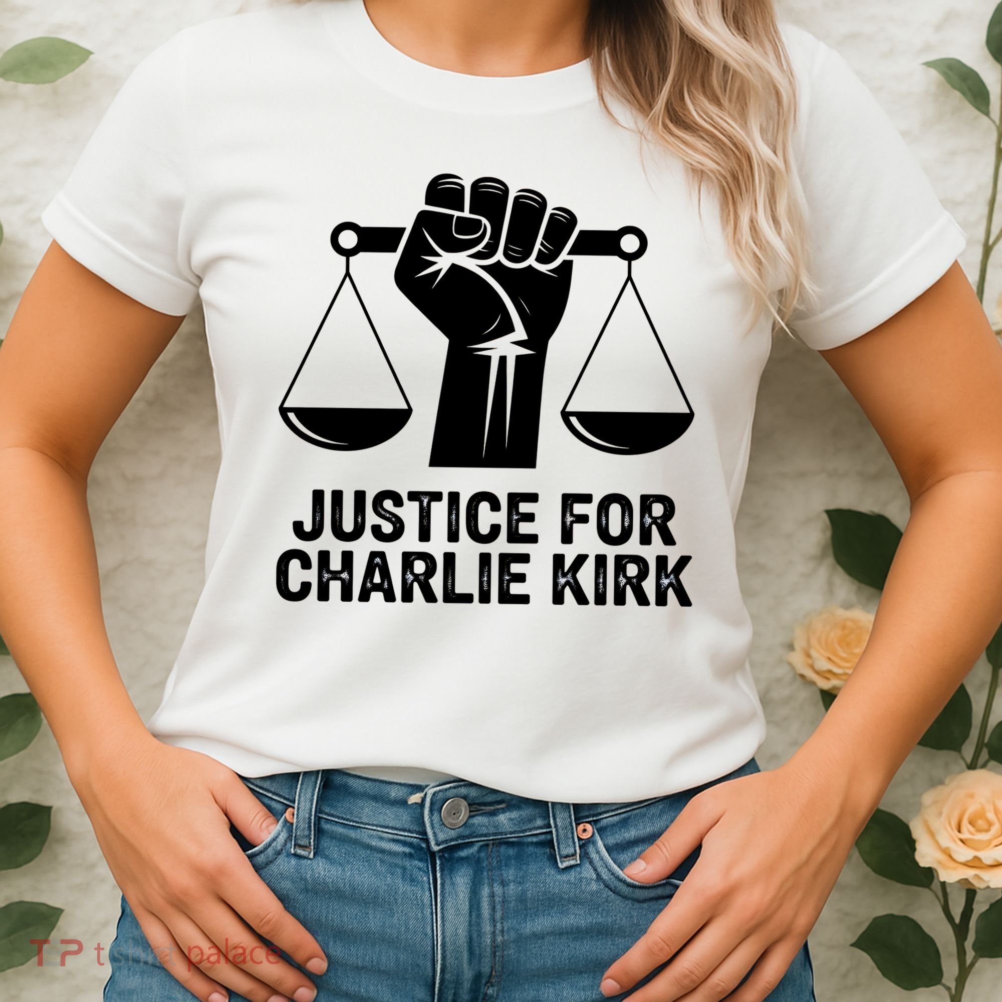 Justice For Charlie Kirk RIP Rest In Peace Women's T-Shirt