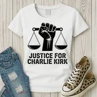 Justice For Charlie Kirk RIP Rest In Peace Women's T-Shirt thumb 3