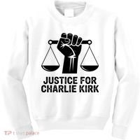 Justice For Charlie Kirk RIP Rest In Peace Kids Sweatshirt thumb 0