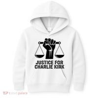 Justice For Charlie Kirk RIP Rest In Peace Kids Hoodie thumb 0