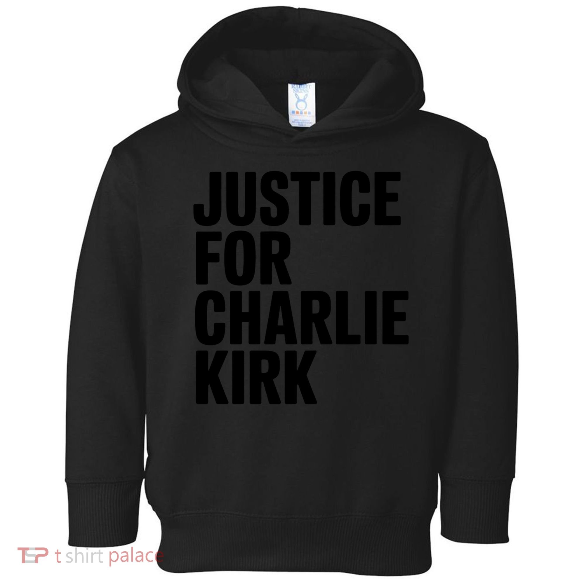 Justice For Charlie Kirk Support Hero Toddler Hoodie