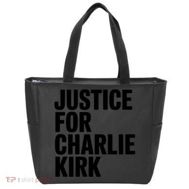 Justice For Charlie Kirk Support Hero Tote Bag