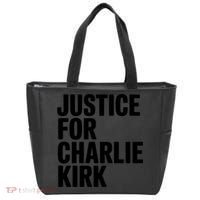 Justice For Charlie Kirk Support Hero Tote Bag thumb 0