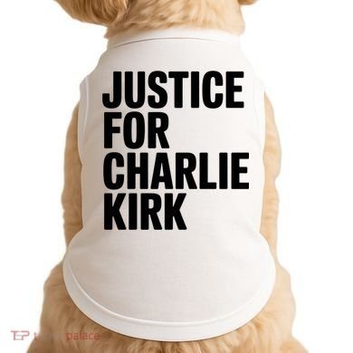 Justice For Charlie Kirk Support Hero Doggie Tank