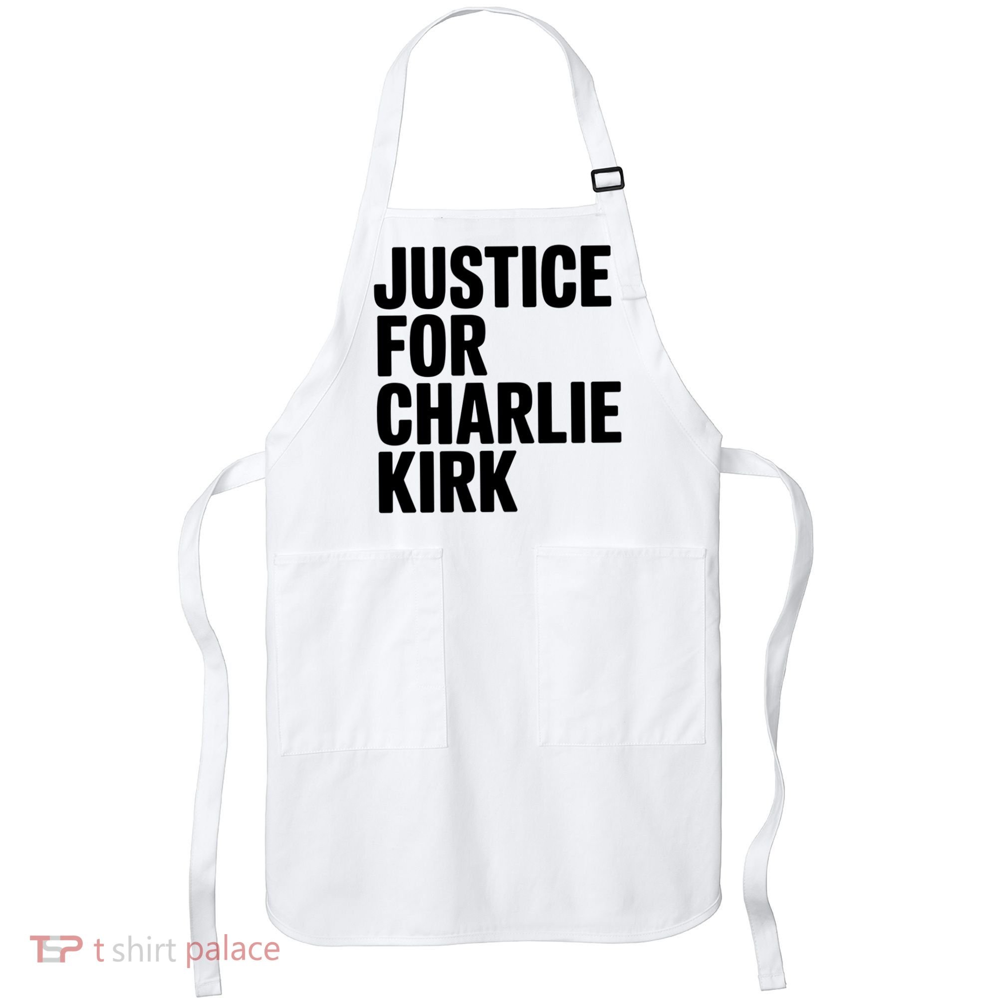 Justice For Charlie Kirk Support Hero Apron