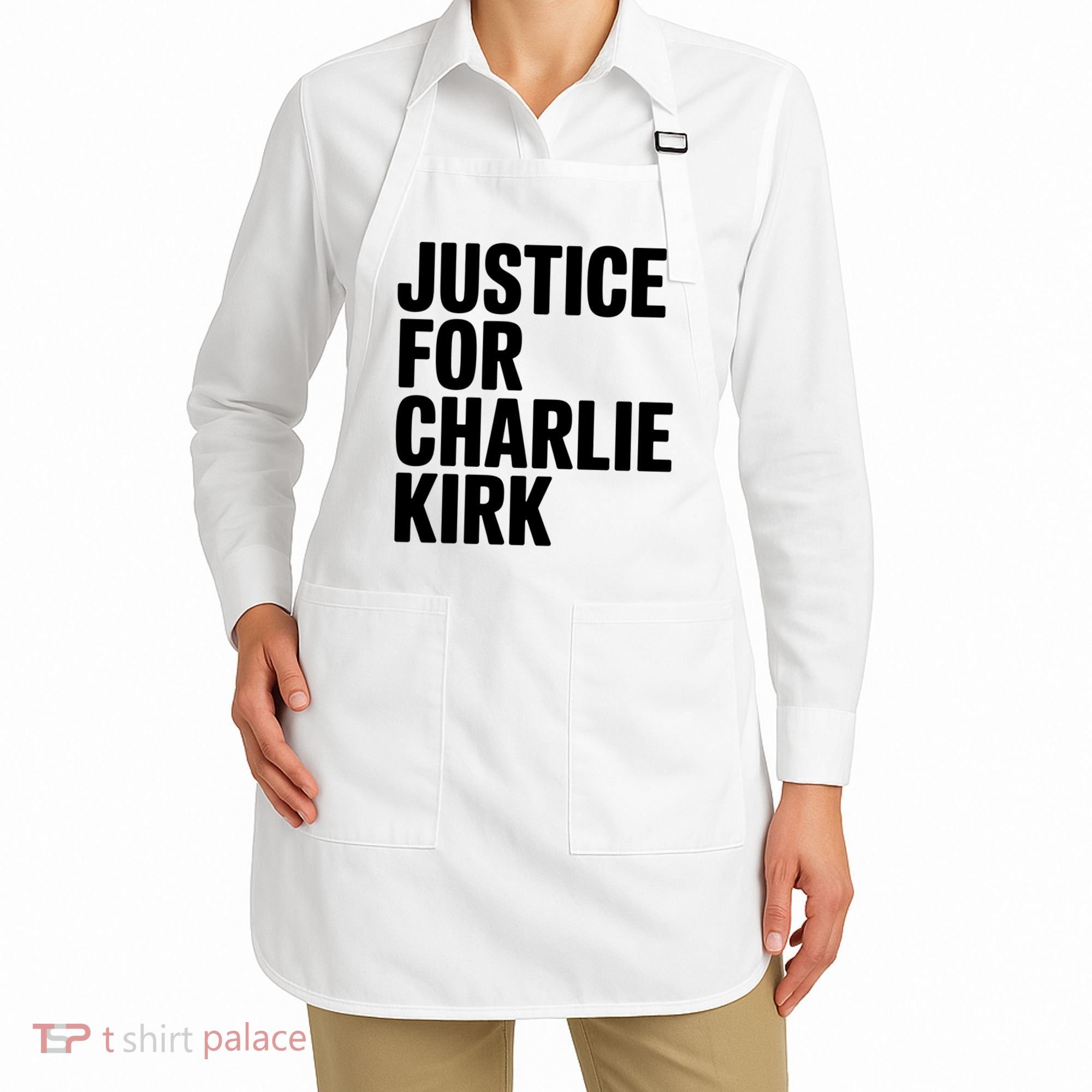 Justice For Charlie Kirk Support Hero Apron