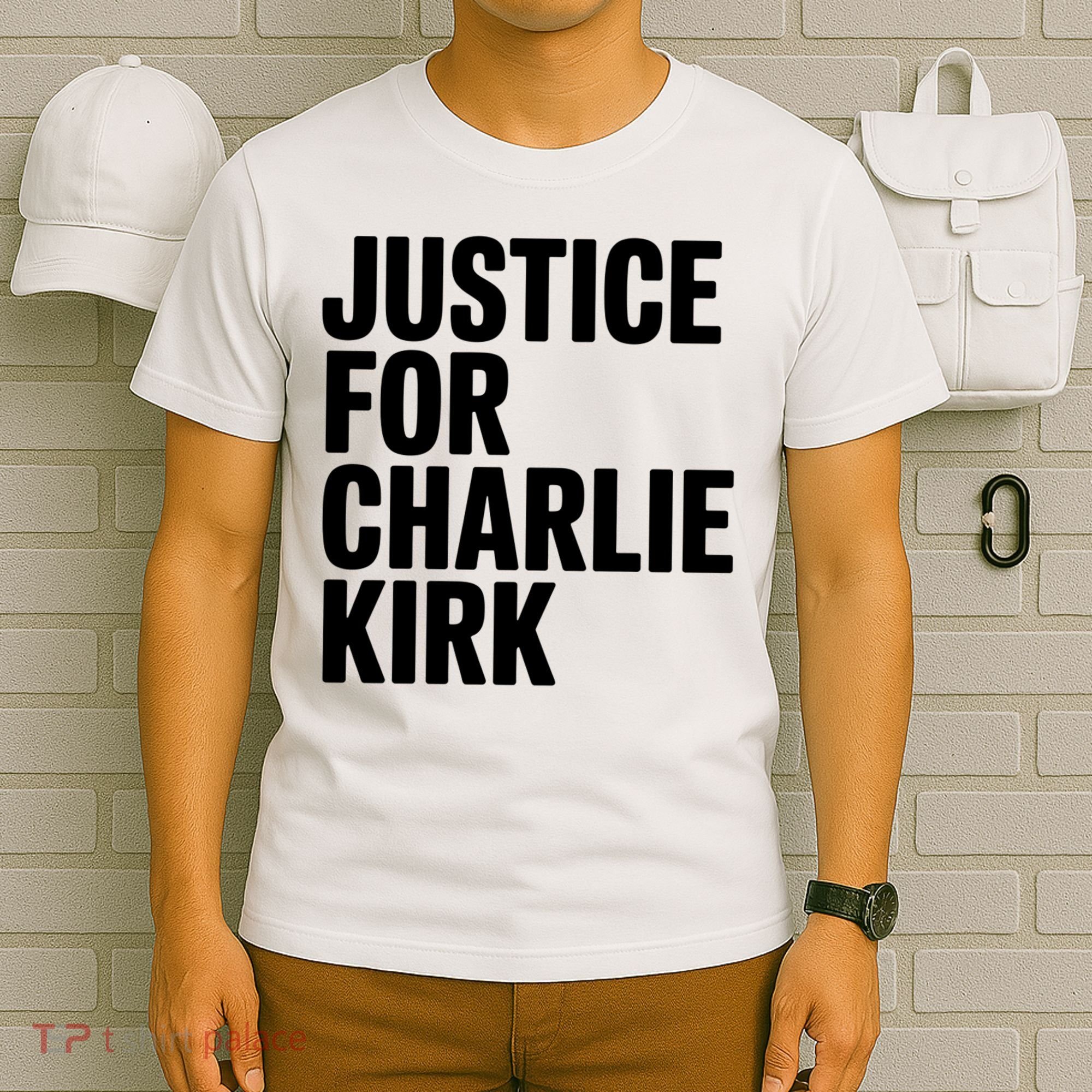 Justice For Charlie Kirk Support Hero T-Shirt