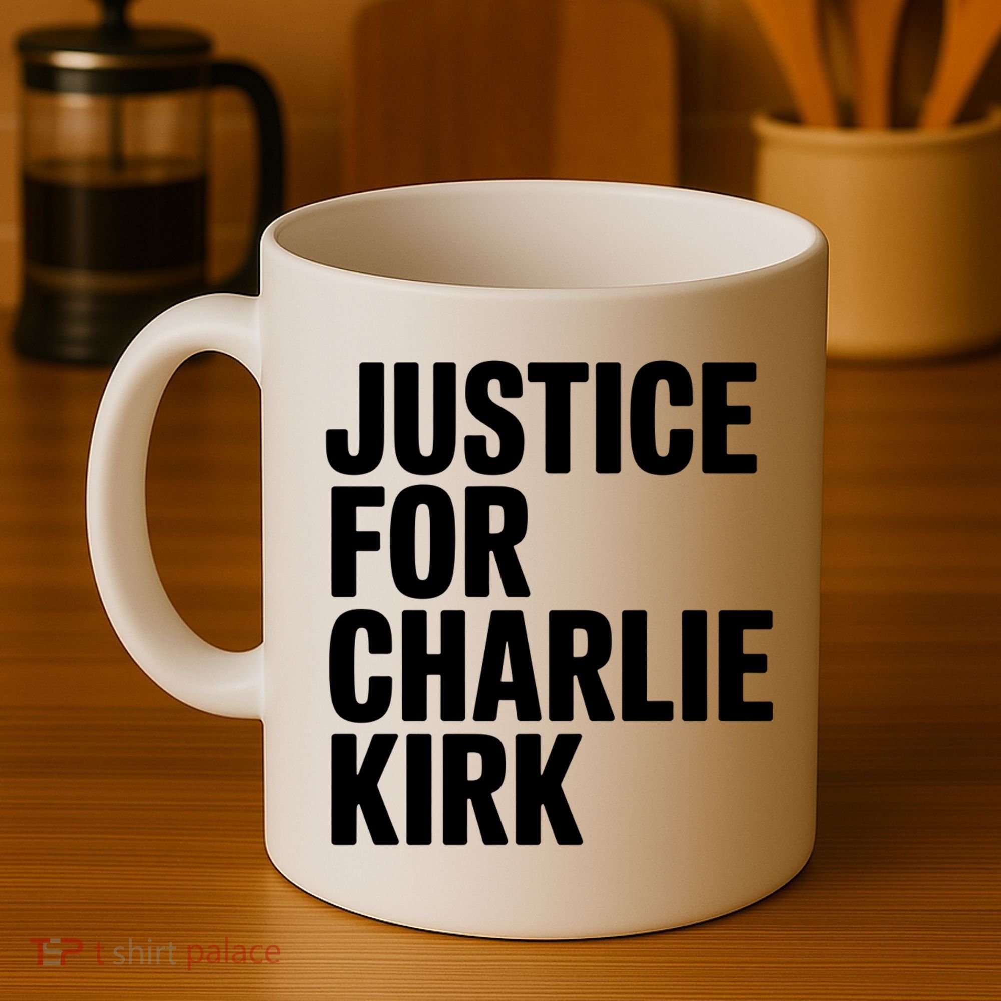 Justice For Charlie Kirk Support Hero Coffee Mug