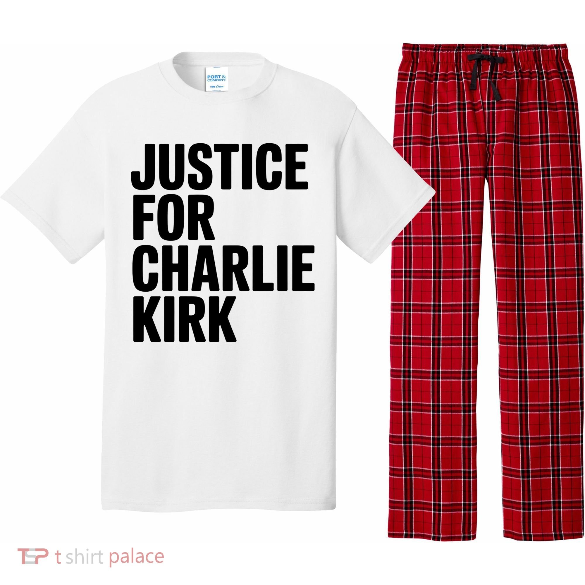 Justice For Charlie Kirk Support Hero Pajama Set