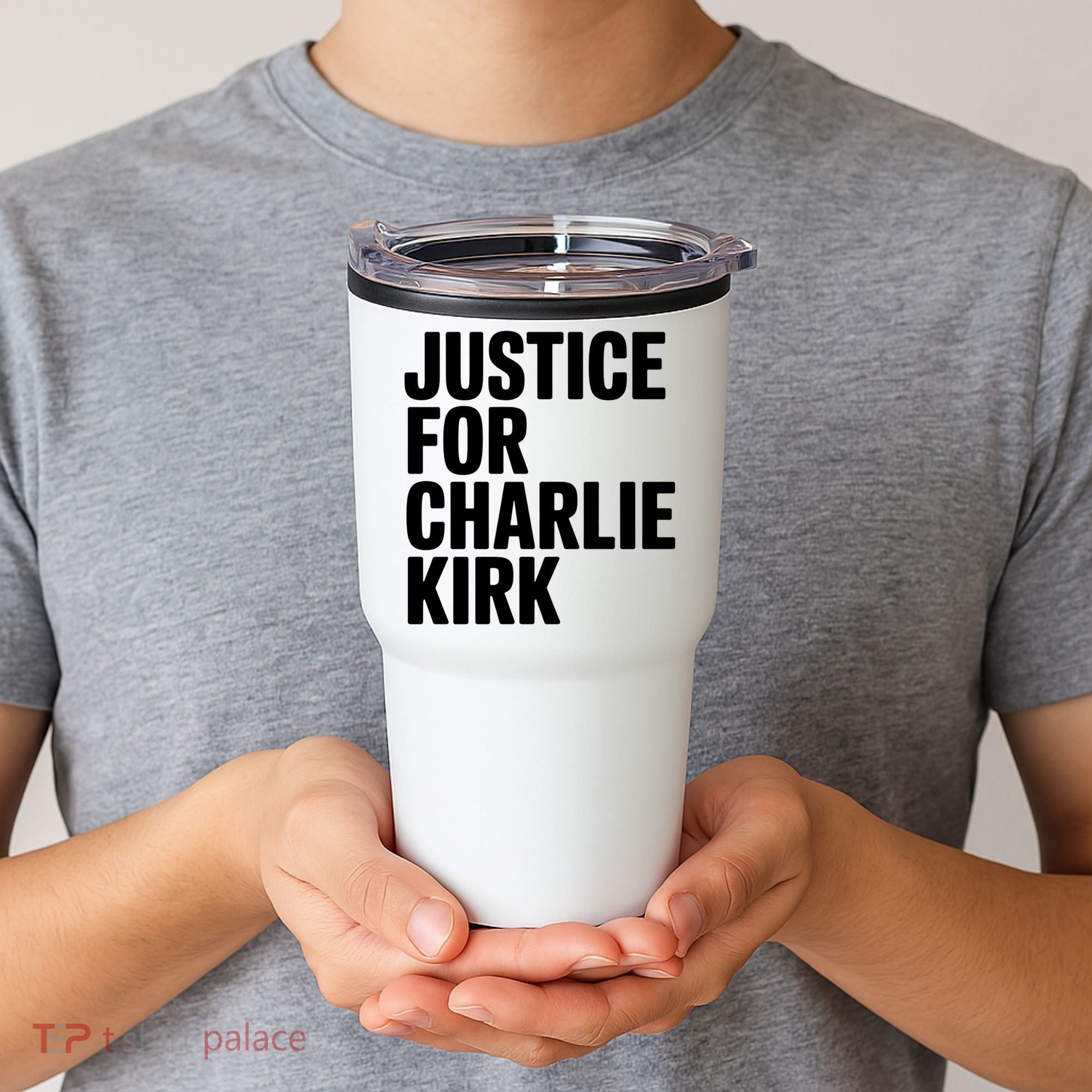 Justice For Charlie Kirk Support Hero Tumbler